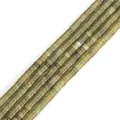 Natural olive green stone cylinder spacer beads for DIY jewelry and bracelets - Olive Green Stone Style (#11) / Approx. 150-160 Pcs