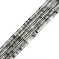 Natural gray labradorite square bead strands for DIY bracelet and jewelry making - Labradorite Grey Style (#17) / Approx. 150-160 Pcs