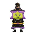 Globo de papel de aluminio de bruja de Halloween para decoración de fiestas temáticas - Mini Bruja