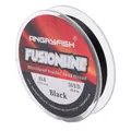 Angryfish black braided bead thread for DIY jewelry making, 8LB 50 yards spool - 8LB (0.17mm / 45.8M / 1 Roll) / Black