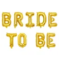 16 Zoll Bride To Be Folienballon-Set in Roségold für Junggesellinnenabschiede und Partys - Gold