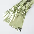 Tenda a frange metalliche verde chiaro per decorazione di sfondo per feste - 1m*2m / verde chiaro