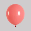 Globo de látex rosa pastel macaron para decoraciones de bodas y fiestas de cumpleaños - 5 Pulgadas (100 Unidades/Paquete) / Rojo Macaron