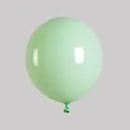 Globo individual de látex macarrón verde menta para decoraciones de cumpleaños y bodas - 5 Pulgadas (100 Unidades/Paquete) / Verde Macarrón
