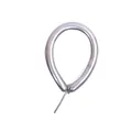Metallic silver chrome modeling balloon made of flexible latex for creative twisting - 100pcs Pack / Silver