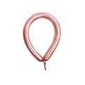 Rose gold metallic modeling balloon twisted into a loop with shiny chrome finish - 100pcs Pack / Rose Gold