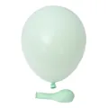 Thickened 10-inch mint green macaron latex balloon in inflated and flat states - 10 Inch (100 Pcs/Pack) / Macaron Green