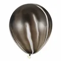 Verdickte schwarz-weiße Marmor-Achat-Ballons für Hochzeits- und Partydekorationen - Mittlerer Stil / Schwarzer Achat Stil