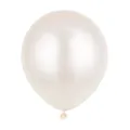 Ballon simple de 12 pouces en latex épais blanc nacré pour mariage et décoration - 100 Pièces (12 Pouces) / Blanc Nacré