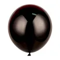 Ballon en latex noir brillant de 12 pouces pour décoration de fête et de mariage - 100 Pièces (12 Pouces) / Noir Perlé