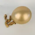 12-inch metallic chrome gold latex balloon set for wedding and birthday party decoration - Standard Size / Metallic Gold