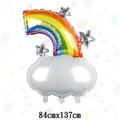 Palloncino in foil arcobaleno e nuvola con stelle 84cmx137cm per decorazione feste - Nuvola arcobaleno