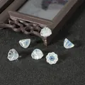 DIY 10mm milky white lotus seed pod glass beads for handmade traditional hairpins - Opal White