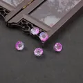 10mm Czech glass lotus beads for DIY jewelry making in pink to purple gradient - Gradient Blue Purple
