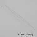 Close-up of 12.8cm stainless steel beading needle for DIY jewelry making and embroidery - Big Eye Manganese Steel Beading Needle 12.8cm