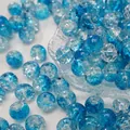 Blauw-witte crackle glazen kralen voor het maken van handgemaakte sieraden en armbanden - Blauw Wit Verloop (Nr.8)