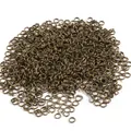 Antique bronze double jump rings for DIY jewelry making and craft accessory bulk pack - 5mm / Antique Bronze