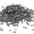 Massive DIY-Kupfer-Abstandsperlen in Gunmetal-Grau und Zylinderrohre für Schmuck - Gunmetal