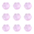 Pink gradient cat paw glass beads for DIY handmade bracelet and jewelry making - 15x14mm (20 Pieces/Pack) / Purple