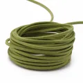 Rotolo di cordoncino scamosciato verde erba 3mm per gioielli fai-da-te e bracciali - 1m (Larghezza 2,8mm) / Verde