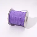 Carrete de cordón encerado morado de 2mm para joyería DIY y proyectos de tejido manual - 1.0mm / Púrpura