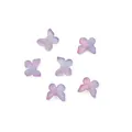 Pink and blue gradient butterfly charms made of frosted acrylic for DIY jewelry making - 11×9.5mm (10 Pieces/Pack) / Gradient Blue Pink