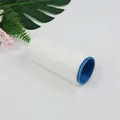 Roll of high-elasticity white sewing thread on blue cylinder for DIY jewelry making - Approx 300m/Roll / White