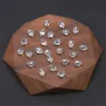 Clear faceted crystal glass teardrop beads for DIY jewelry and necklace crafting - 10 Pieces/Pack (9x8mm) / Clear