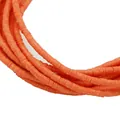 Perles disques en argile polymère orange pour la création de bijoux DIY et bracelets - Diamètre 3mm-40cm / Rouge Orangé