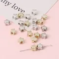 Star-shaped CCB beads in gold and silver finish for DIY jewelry making and crafts - Pentagram / 30 Pieces/Pack (9x9mm) / Silver