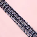Polished black crystal cone-shaped pagoda beads for DIY jewelry and necklaces - Approx 68 Beads 7x4mm Hole 1mm / Hematite Color