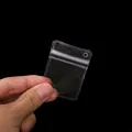 Transparente wasserdichte PVC-Schmucktasche mit Druckverschluss und Aufhängeloch - 4x6cm (20 Stück/Packung) / Transparent