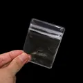 Transparenter wasserdichter PVC-Schmuckbeutel mit Reißverschluss und Aufhängeloch - 6x8cm (20 Stück/Packung) / Transparent