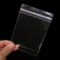 Transparenter PVC-Druckverschlussbeutel mit Aufhängeloch für Schmuck und Karten - 8x12cm (20 Stück/Packung) / Transparent