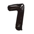 32-inch black number 7 foil balloon for birthday party decorations and photo props - Number 7