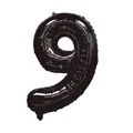 32-inch black numeric number 9 foil balloon for birthday party decorations and events - Number 9