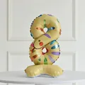 Standing gold number 8 snake balloon with base for kids birthday party decorations - Standing Snake Number Eight