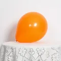 Classic 10 inch matte orange latex balloon for retro birthday party and event decoration - Matte Orange