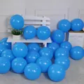 Deep blue matte latex balloons for birthday party decoration and scene background setting - Matte Navy Blue