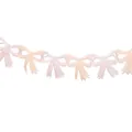Ghirlanda di farfalle rosa e arancioni per decorazione festa di compleanno principessa - Fiocco Rosa