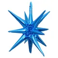 Donkerblauwe 3D explosiester folieballon met metallic glans voor feestdecoratie - Blauw