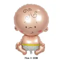 70x50cm rose gold baby foil balloon with Welcome Baby text for birthday party decoration - Baby Boy