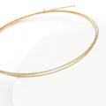 14K vergulde koperdraad met textuur en kralenoppervlak voor DIY-sieraden - 1.0mm / 14K Verguld