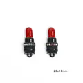 Ciondolo rossetto smaltato rosso con motivi vintage per la creazione di gioielli fai da te - Stile rossetto / 2 Pezzi (26x10mm) / Canna di fucile
