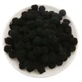 Pom pom neri in rete elastica da 1,5 cm per la creazione di accessori per capelli - 15mm (30 pezzi/confezione) / Nero