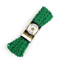 Green polyester zig zag ric-rac ribbon trim in a professional wholesale bundle roll - 15 Yards/Pack (Approx 25g) / Grass Green