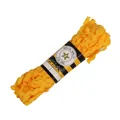 Vibrant yellow polyester wave rickrack trim for DIY sewing and curtain decoration - 15 Yards/Pack (Approx 25g) / Orange