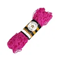 Roll of rose pink zig zag rick rack trim for DIY sewing and garment accessories - 15 Yards/Pack (Approx 25g) / Deep Pink