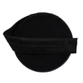 Single roll of black elastic ribbon with high-density woven texture for DIY sewing projects - Width 15mm 5 Yards/Roll / Black