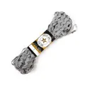 Silver polyester ric-rac trim with zig zag pattern for sewing and curtain decoration - 15 Yards/Pack (Approx 25g) / Gray